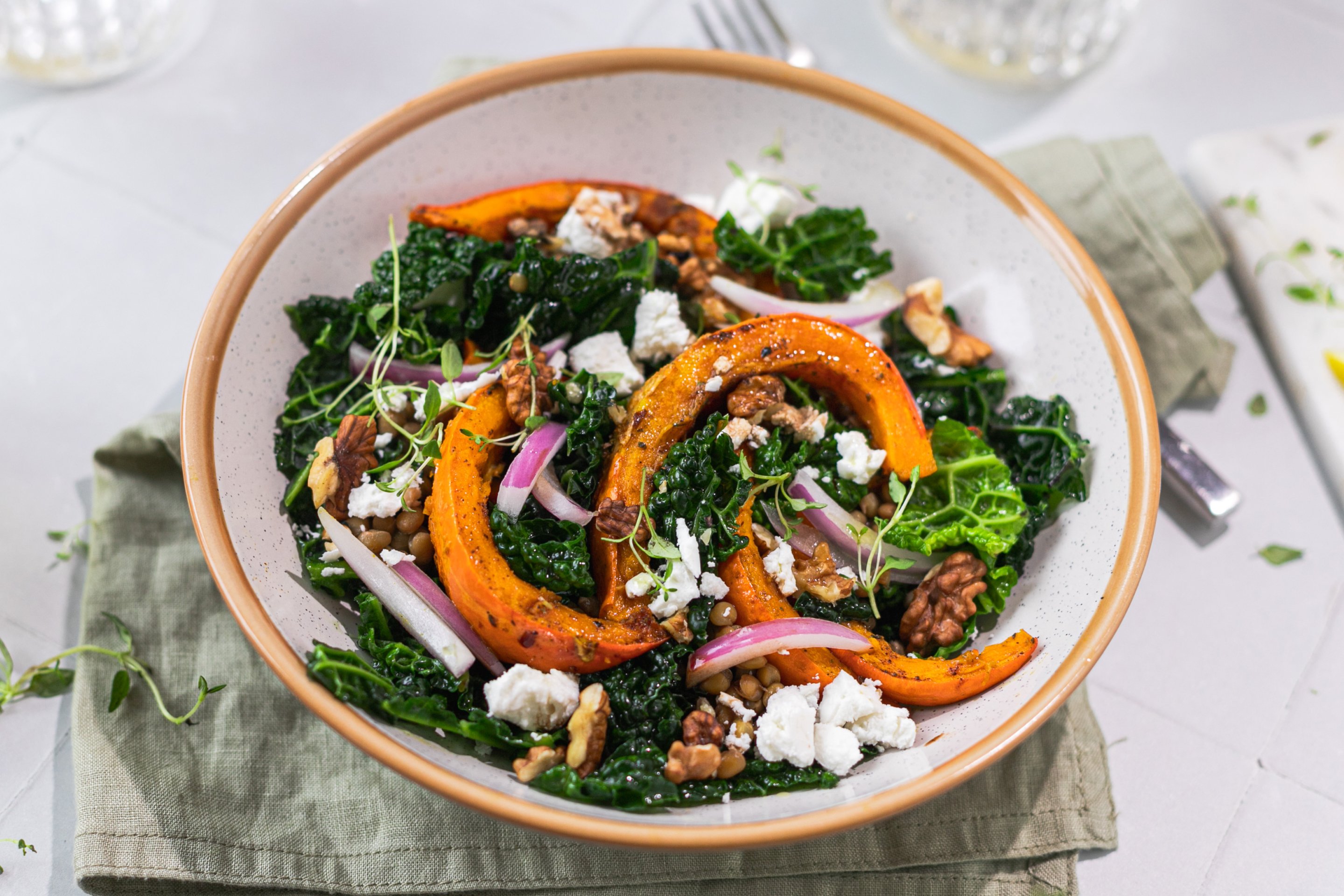 Autumn Salad Pumpkin Website